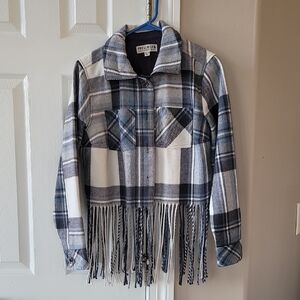 Idyllwind Blue and White Checkered Jacket